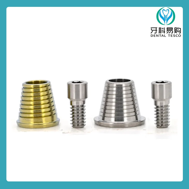 20Pcs Compatible Dentium Dental Implant Analog Titanium Base Multi Unit Abutment Dental Lab Restoration Parts