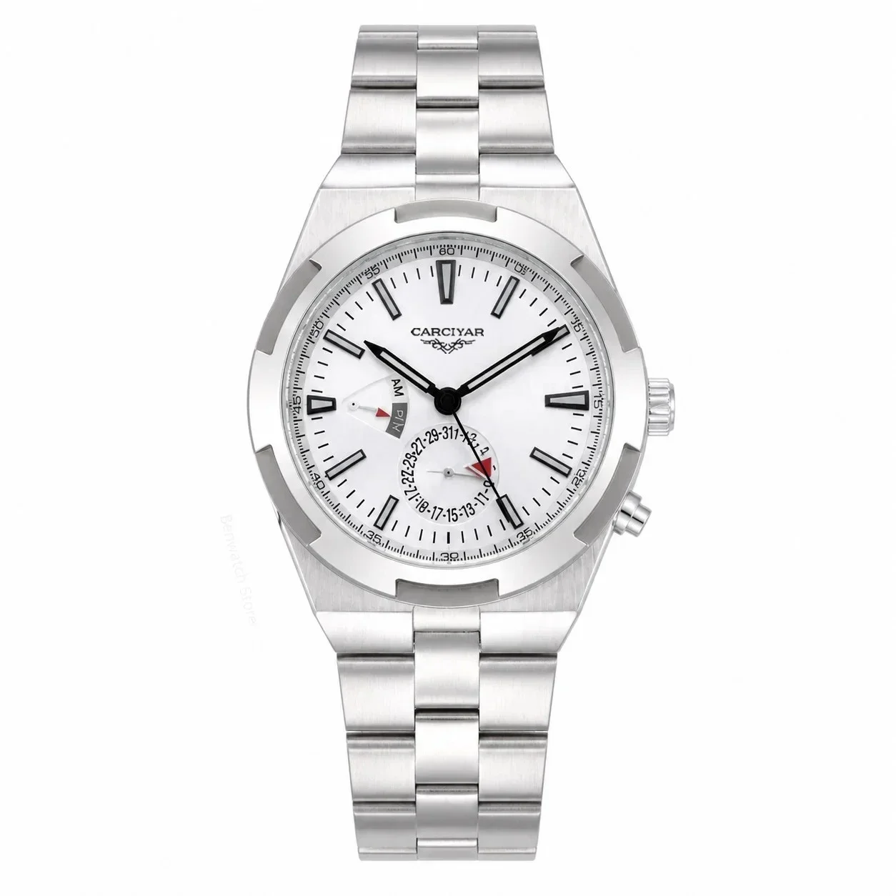 A188 Store 42 mm Men's Automatic Mechanical Watch, 904L Stainless Steel Case, Full-Featured World Time
