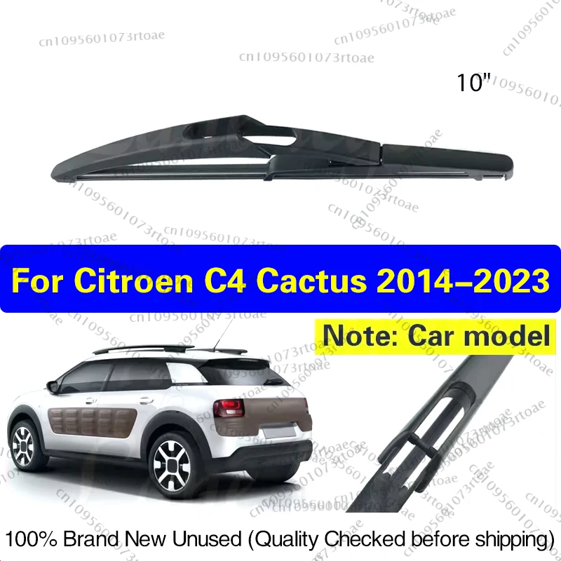 

For Citroen C4 Cactus 2014-2023 2022 2021 Wiper 10" Rear Wiper Blade Windshield Windscreen Clean Tailgate Window Car Rain Brush
