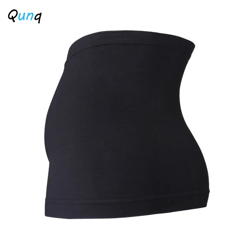 Qunq Maternity Underwear Woman Abdominal Support Band Seamless Sporty Abdominal Exercise Waist Support Band During Pregnancy