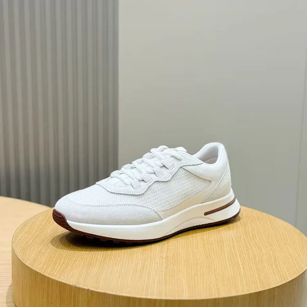 2026 Top Qulaity Summer/Spring Men's Fashion Casual Shoes Leather Lace Sports Shoes