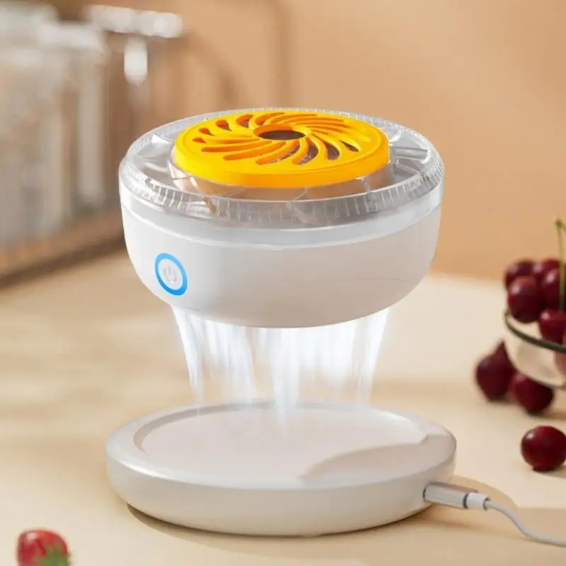 F92F Fruit Vegetable Cleaning Machine Automatic Washer Quiet Operation ABS Texture Suitable for Home Kitchen Use