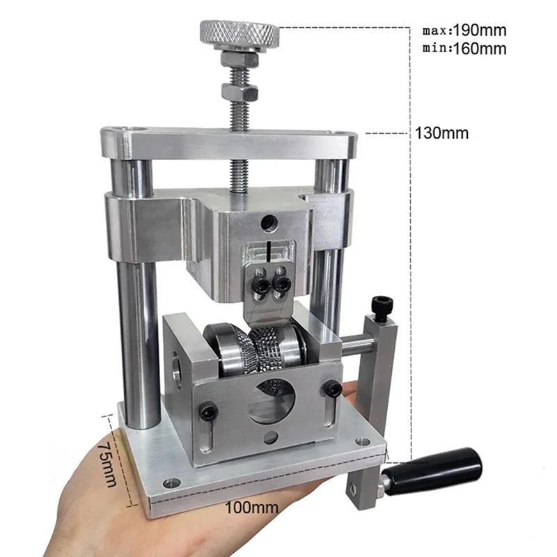 

A96Q-Wire Stripper Manual Wire Stripping Tool Scrap Copper Cable Peeling Machine Hand Crank with Hand Electric Drill