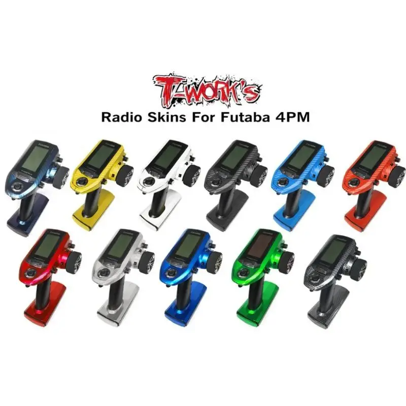 Original T Works TS-049 Shiny Carbon Fiber Sticker (For Futaba 4PM ) Rc Tool