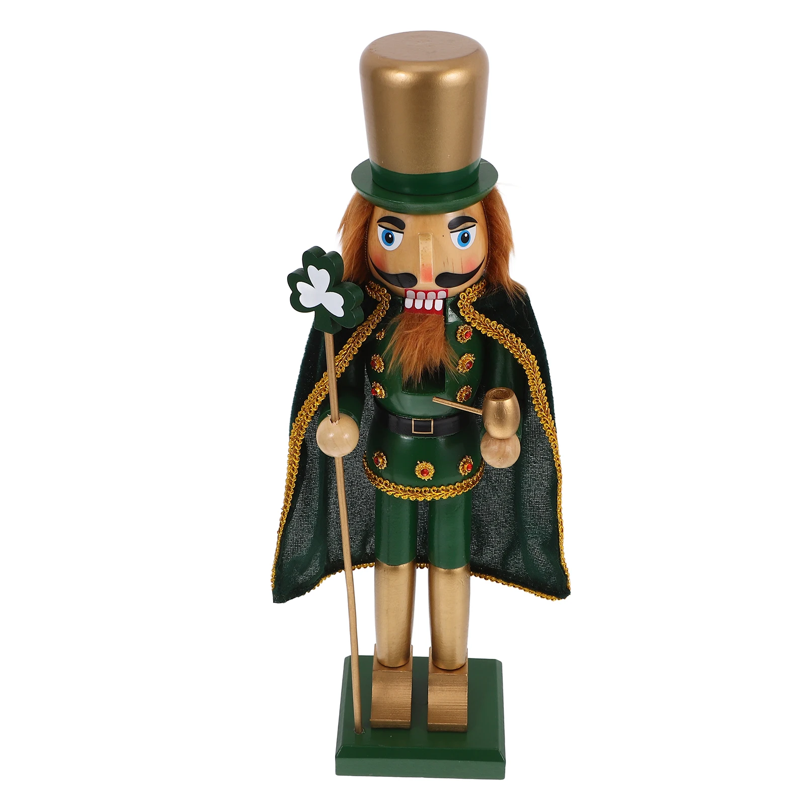 

Christmas Nutcracker Decoration Wooden Reusable Figure - Ideal Holiday Home Decor - Wood Nutcracker Ornaments Desktop Xmas