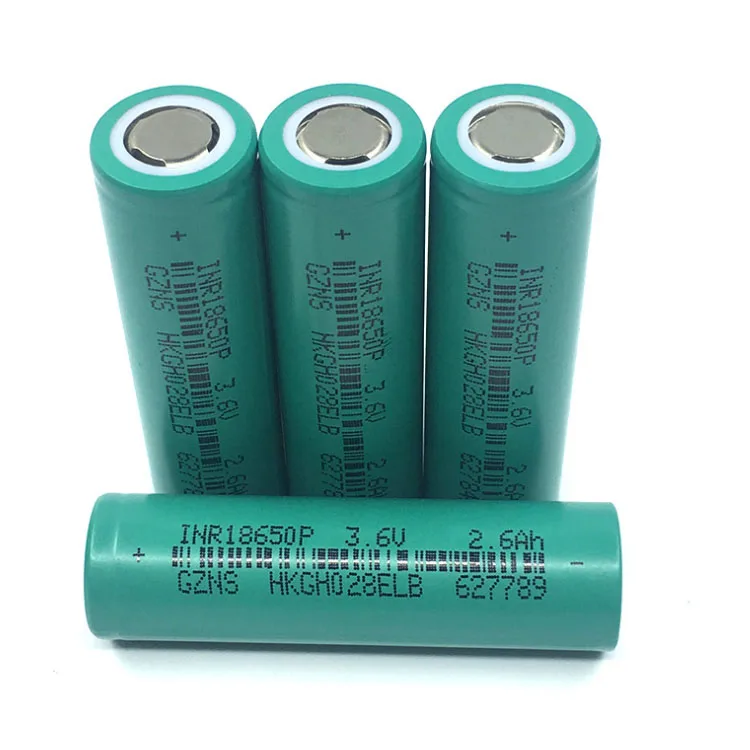 Grade A 2600mAh 18650 Battery for Electric Bike Scooter Li-ion Battery Custom Flat Top Low Price 18650 Battery Pack