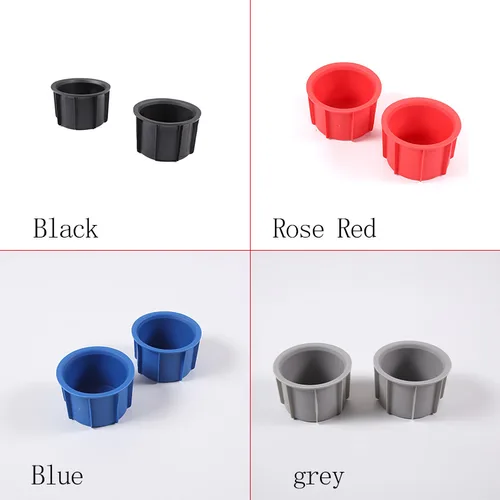 Imagen 2 del producto TPE negro para Toyota FJ Cruiser 2007-2021 modificación Interior del coche Control Central caja de almacenamiento de vasos de agua accesorios de coche