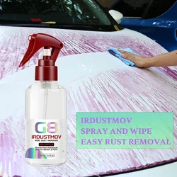 100ml Iron Powder Remover Kit Rust For Metal Auto Wheel Hub Rust Prevention Spray Paint Surface Brake Cleaner G8 IRDUSTMOV