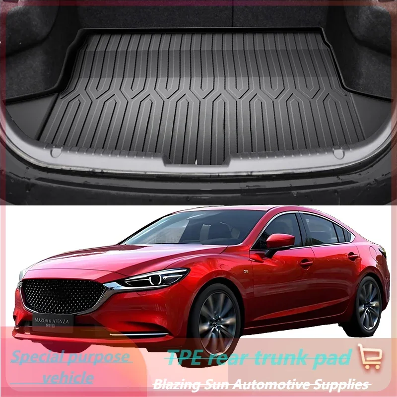 

Car Auto Rear Boot Cargo Liner Tray Trunk Mat Carpet for Mazda 6 ATENZA 2004-2024 Cushion Pad Carpet Pad Anti-dirty Anti-water