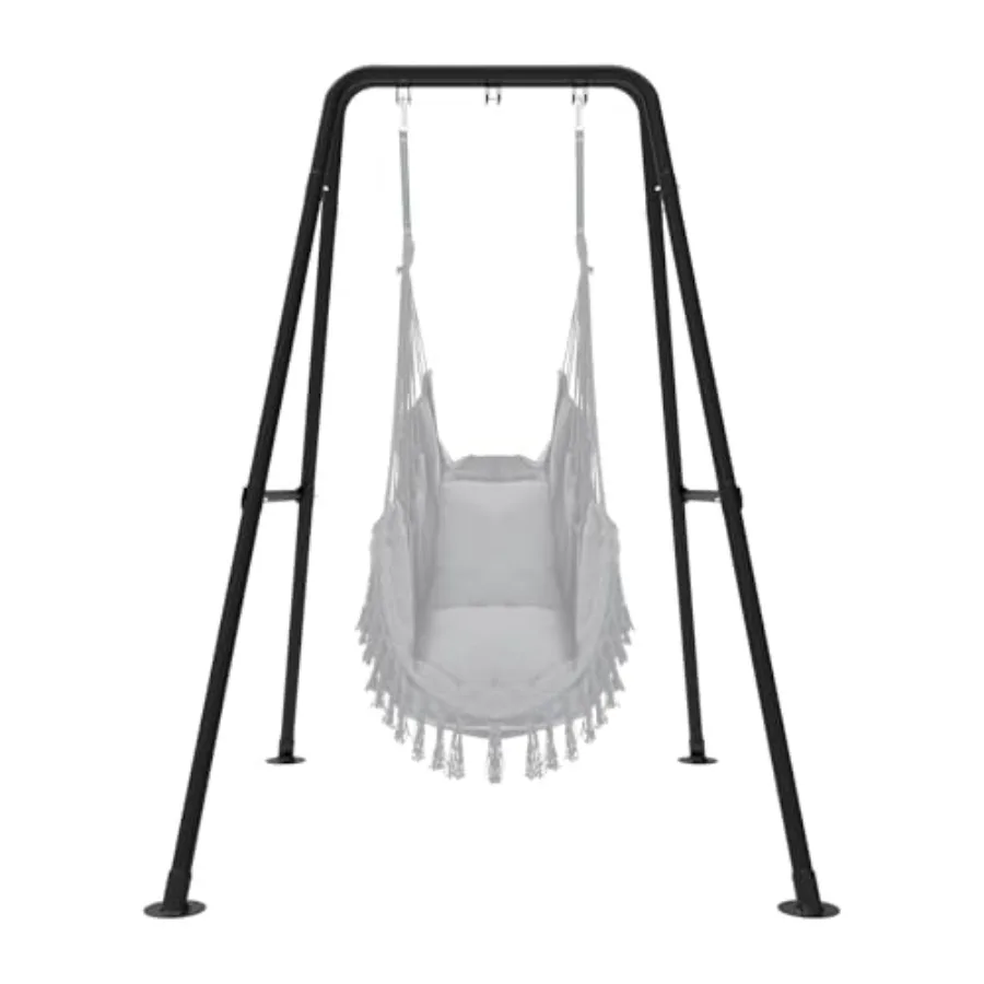 

Taleco Gear Swing Stand Max Load 330lbs Heavy Duty Outdoor or Indoor Hanging Hammock Chair Stand only Hammock Chair not Include