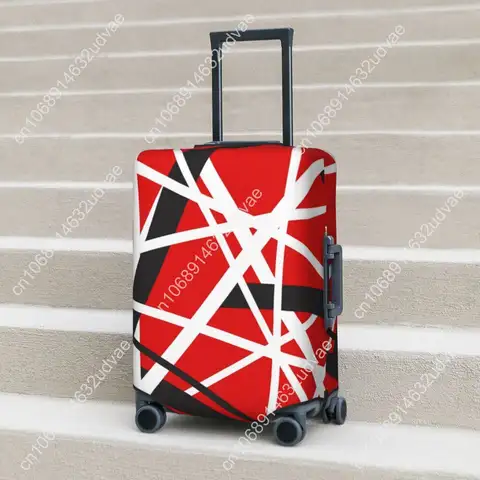 Van Halen 여행 가방 커버 EVH 5150 STRIPES 크루즈 여행 보호 휴가 Strectch 수하물 용품