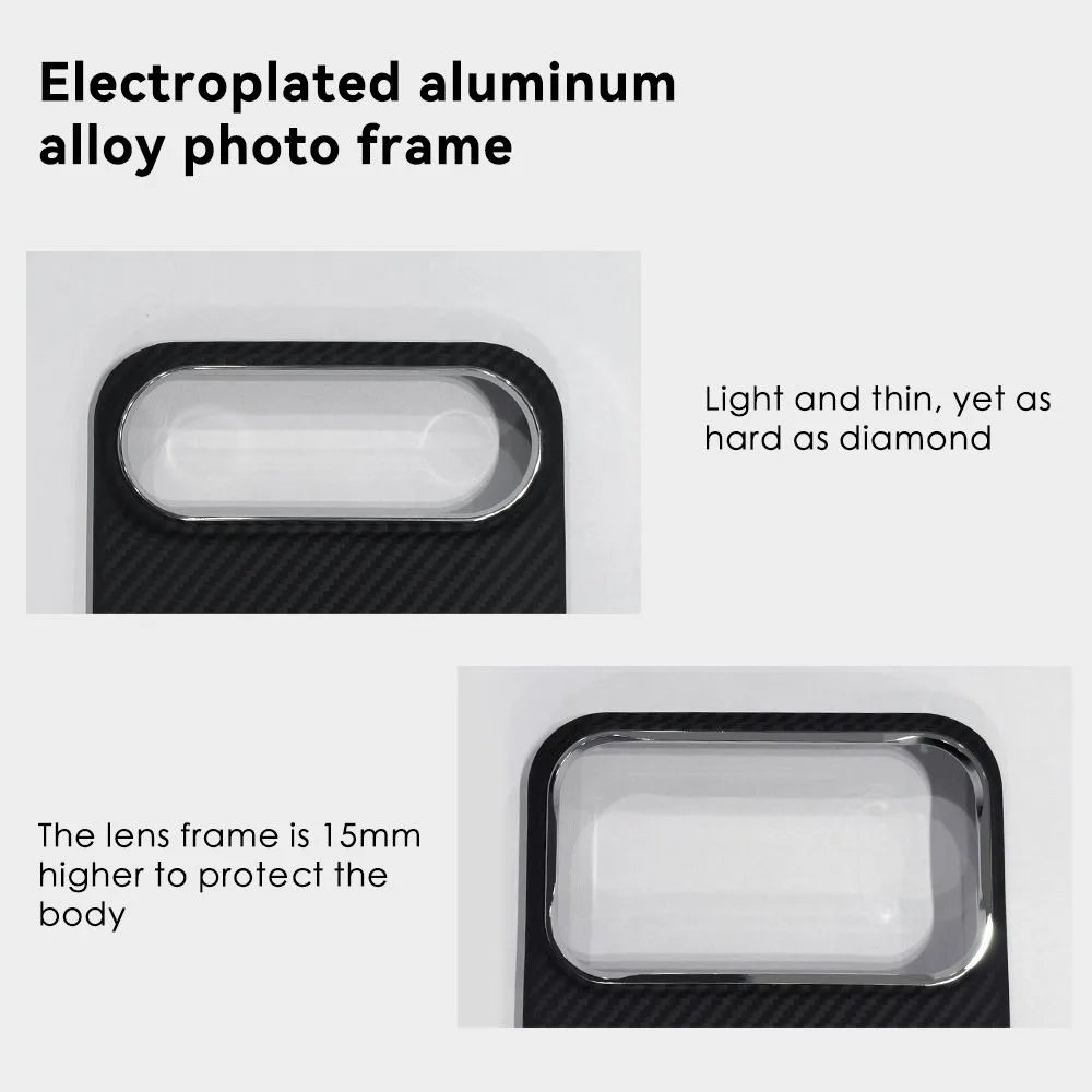 حافظة هاتف كيفلر مغناطيسية رفيعة للغاية 1500D/600D غطاء مقاوم للصدمات من ألياف الأراميد لهاتف آيفون 17 اير برو ماكس