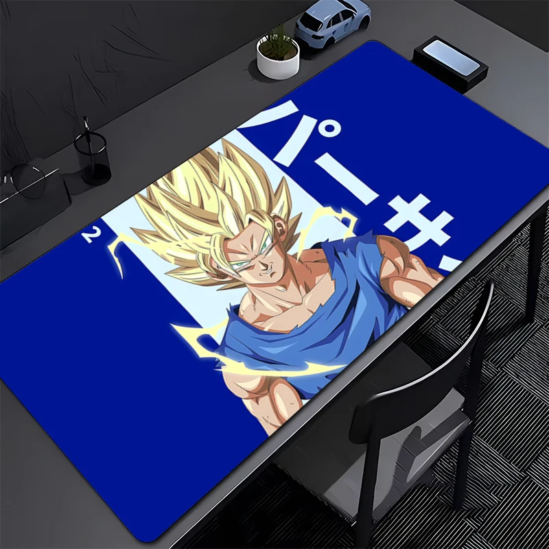 Gaming Mousepad Dragon Ball Anime แผ่นรองเม้าส์สํานักงาน Gamer คอมพิวเตอร์แผ่นรองเมาส์ลื่น HD พิมพ์ขนาดใหญ่โต๊ะ PC อะนิเมะ Mousepad