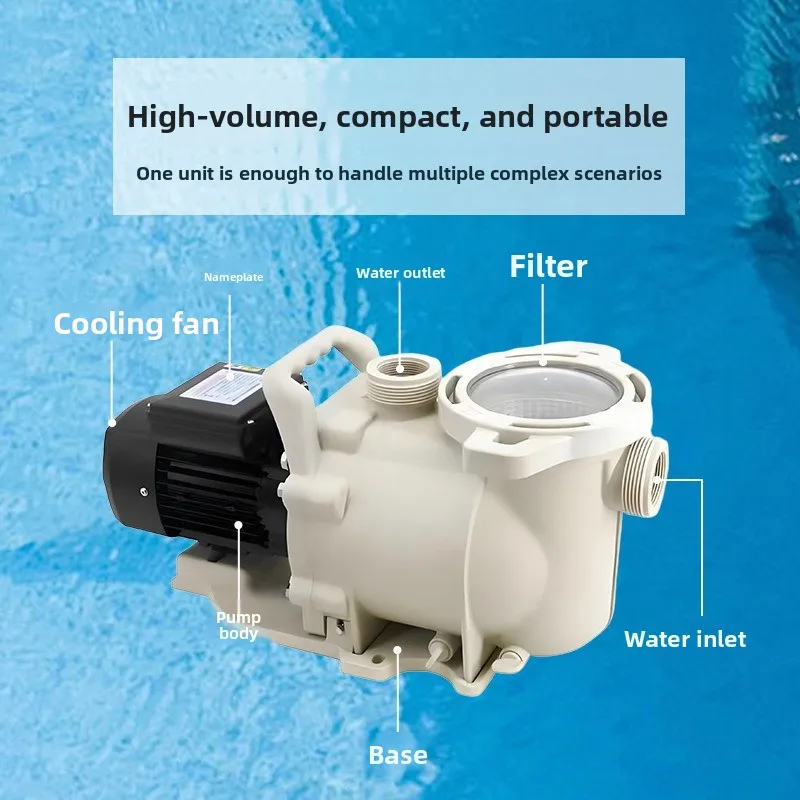 Swimming Pool Circulation Filter Pump SFP Series Rigid Plastic Swimming Pool Pump