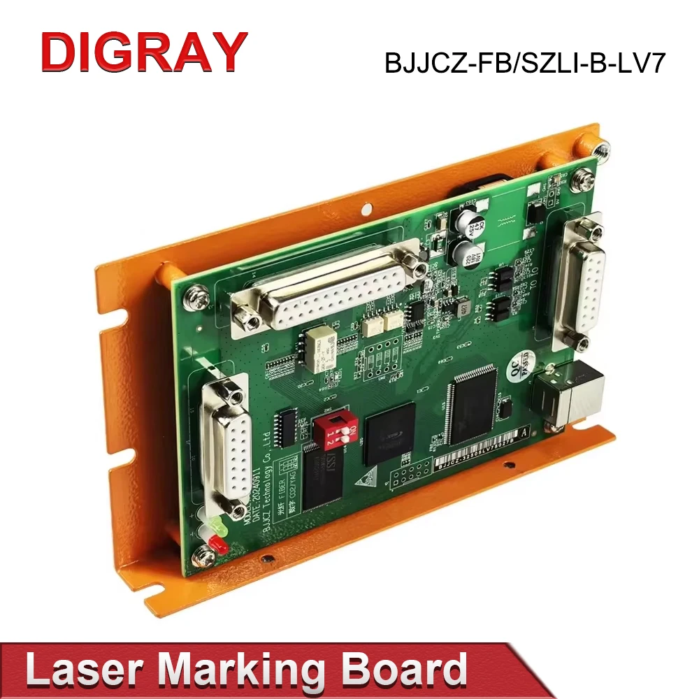 DIGRAY BJJCZ وحدة تحكم بالليزر البطاقة الأصلية JCZ لوحة تحكم FBLI-B-LV7 Ezcad لآلة وسم الألياف IPG Raycus JPT MAX