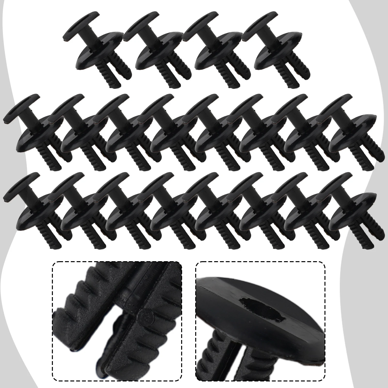 20pc Car Retainer Clips Plastic Fastener Kit Wheel Arch Lining Trim And Rear Door Trim Clip For Mercedes A 0009913940