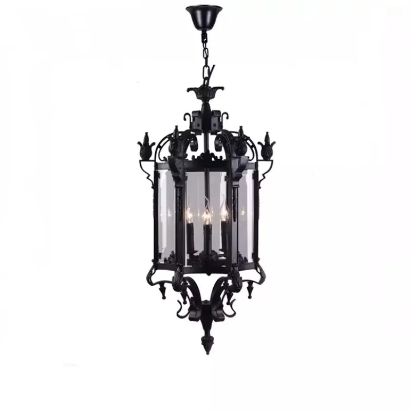 Vintage loft chandelier European style villa corridor pavilion garden outdoor indoor