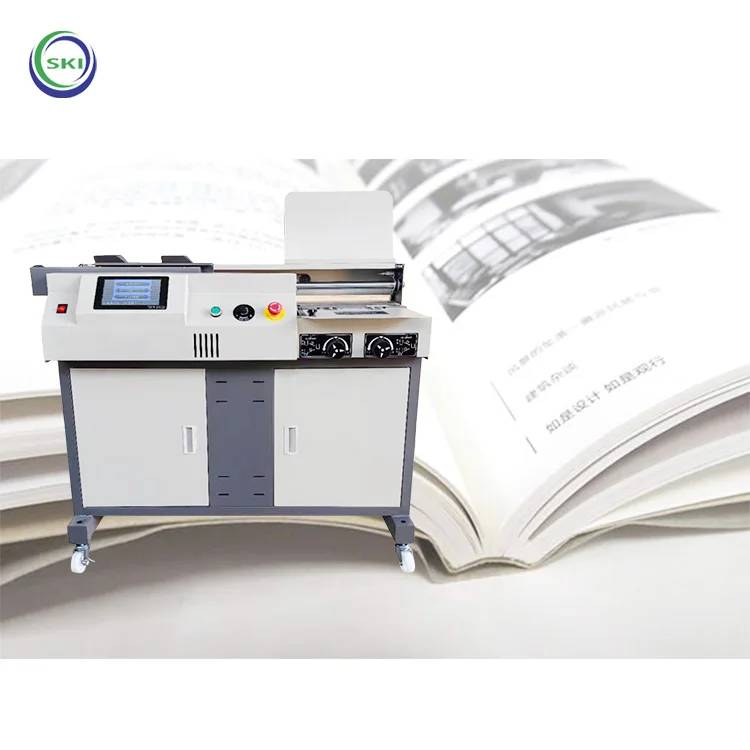 Automatic Hot Melt Adhesive Gluing Machine Glue Book Binding Machine Glue Binder