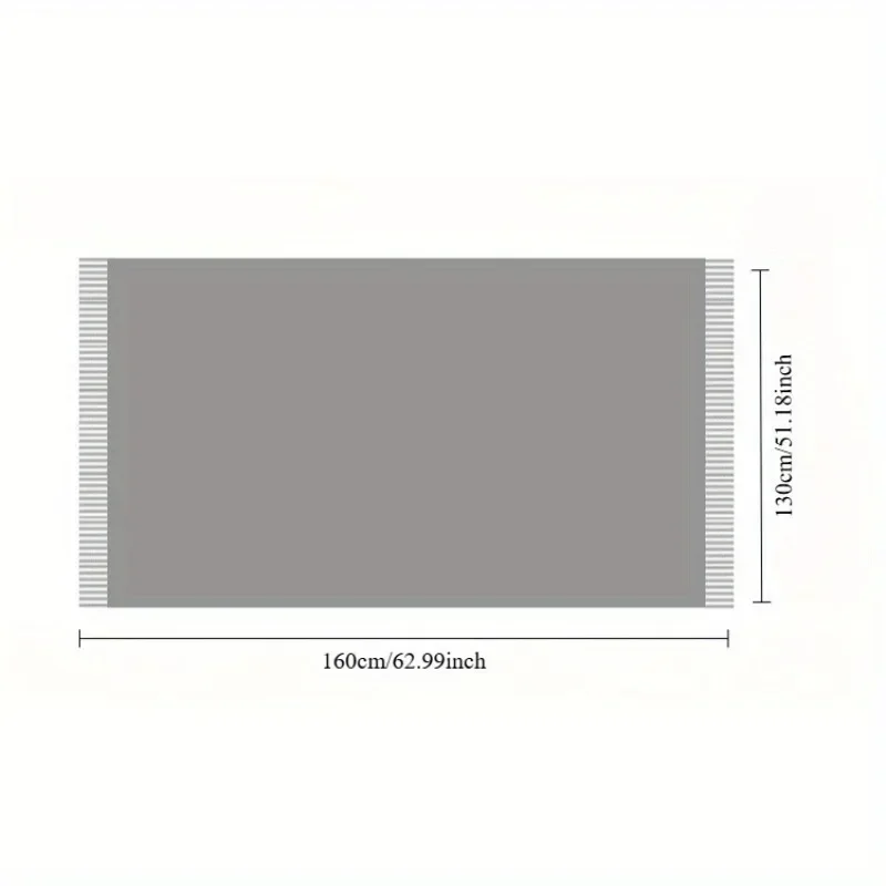 Office Air Conditioner Lunch Blanket Sofa Casual Blanket New Soft and Comfortable Nordic Style Tassel Knitted Blanket