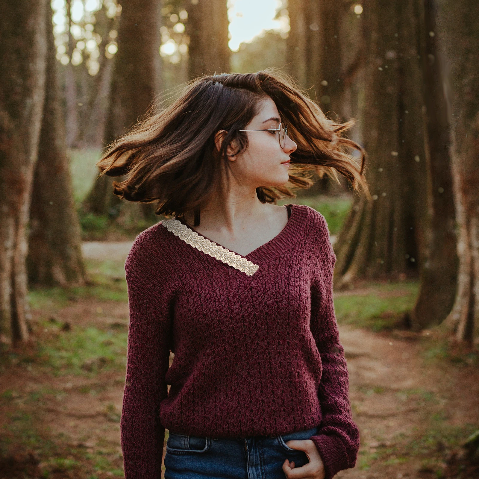 

1 Roll Wave Lace Trim Polyester Diy Curtain Trim Sewing Applique Edging For Garment Pillowcase Valance Craft Projects