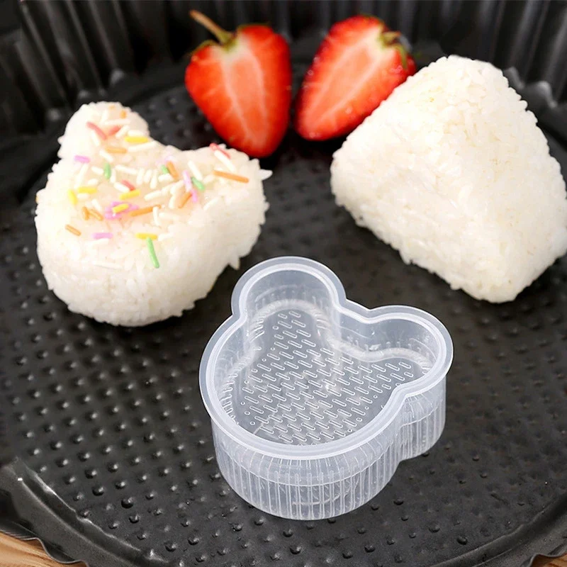 Cartoon Children Rice and Vegetable Roll Mould Triangle Seaweed Rice Balls DIY Tools Roll Food Sushi Maker Food Grade Rice Mold