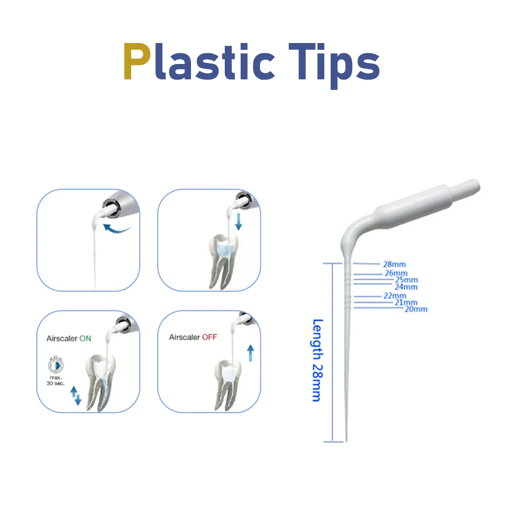 Dental Air Scaler Endodontics Handpiece Activation Irrigation Perio Scaling with 5 plastics Tips dentistry tool