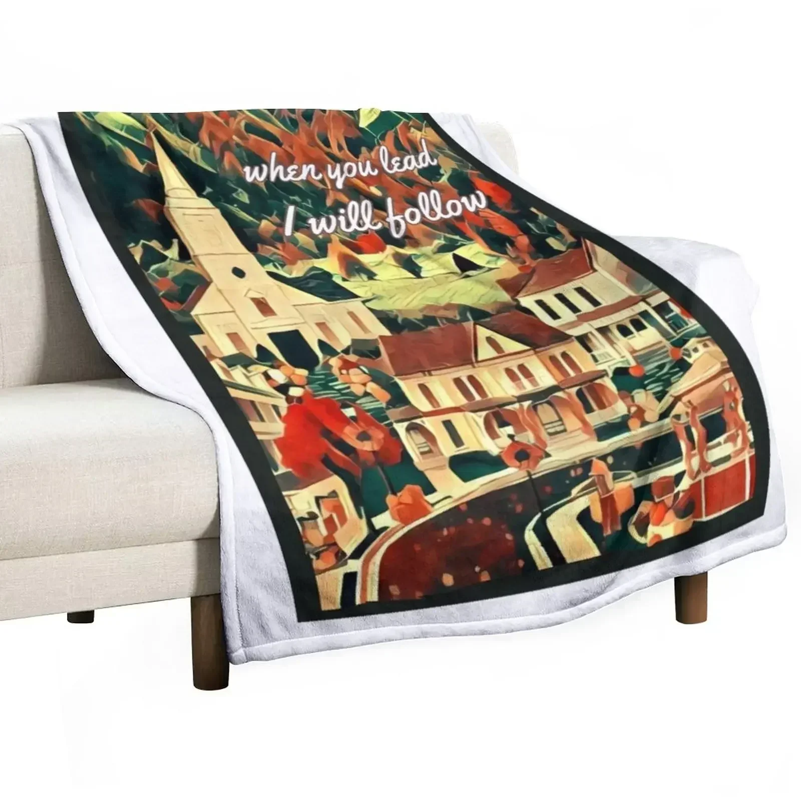 When You Lead I Will Follow - Stars Hollow Throw Blanket Summer Beddings for sofa Blankets