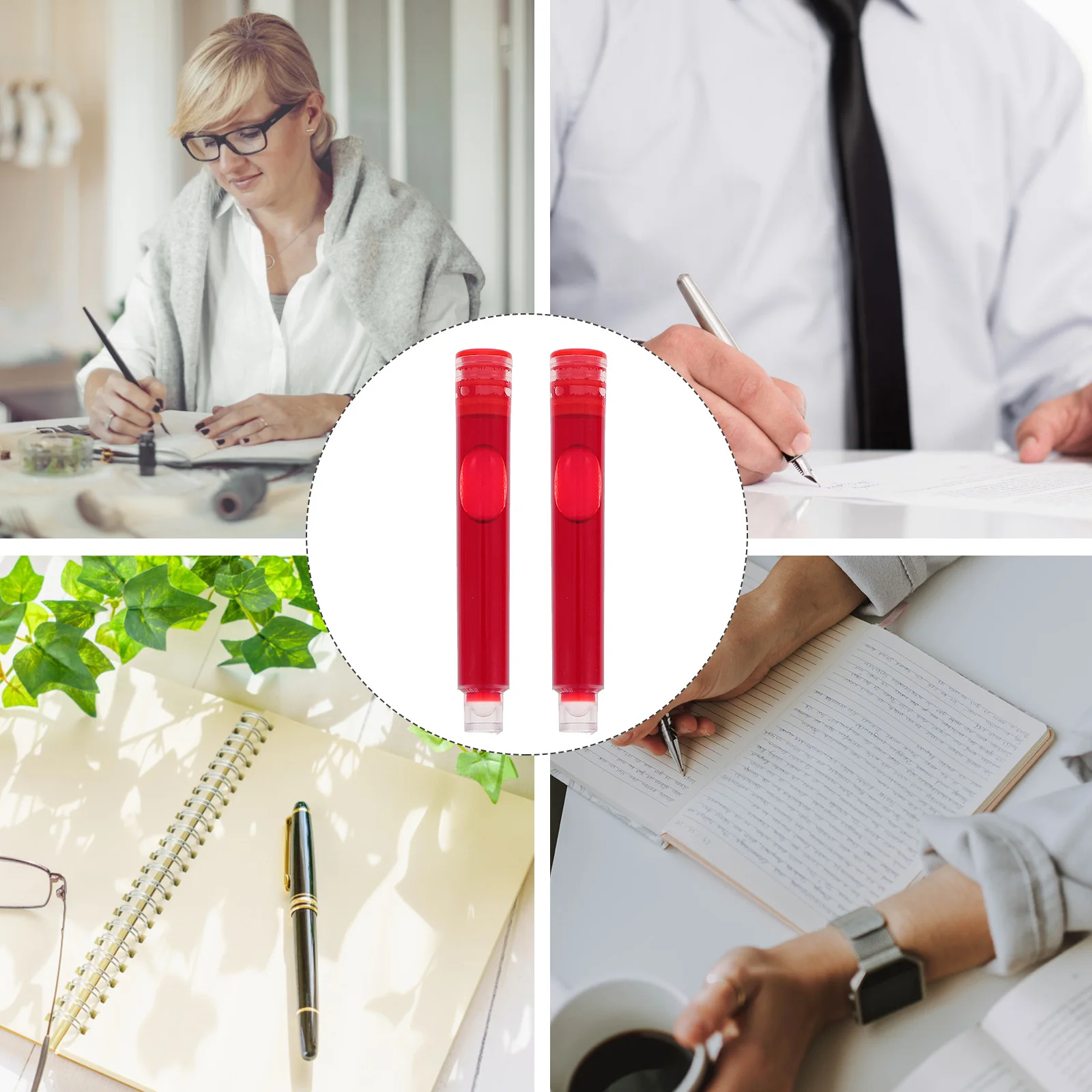 

100 шт. стальные картриджи для ручек, гладкий поток, простая установка, универсальные стержни для авторучек, офисные школьные канцелярские принадлежности