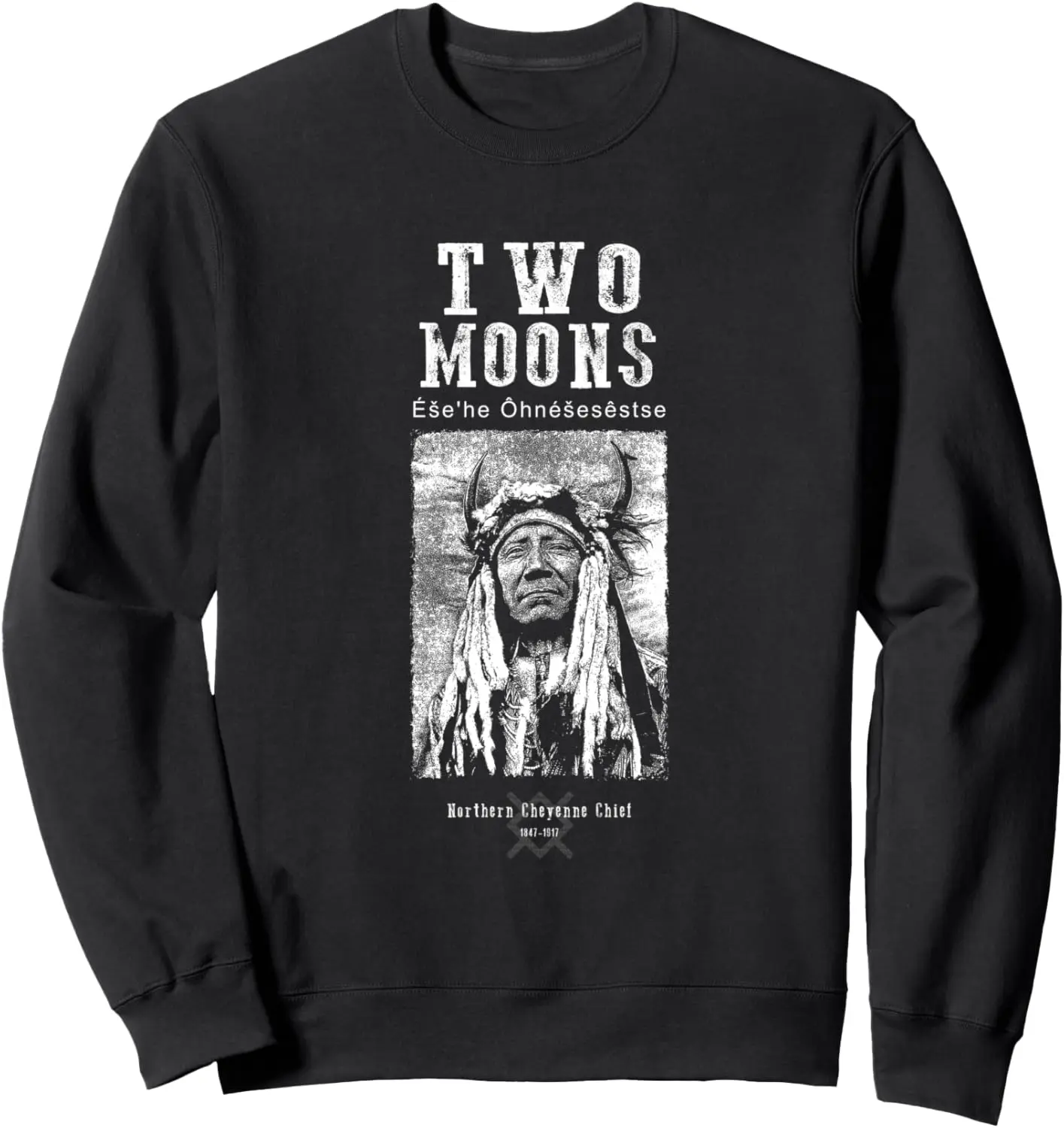 Sweat-shirt Two Moons, Indian, Cheyenne Chief