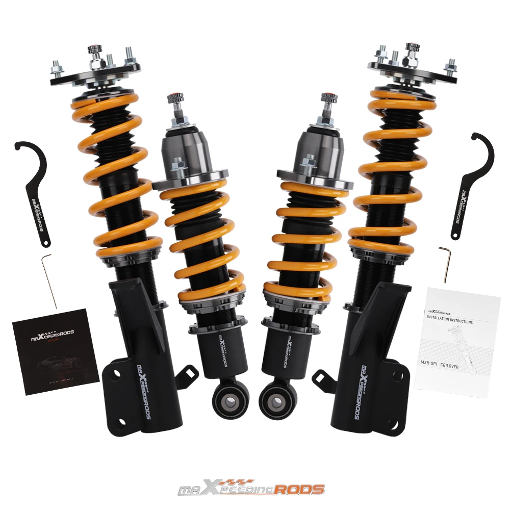 

MaXpeedingrods COT624 Way Damper Adjustable Street Coilovers for HONDA CIVIC 2001-05 2DR 4DR Coilover Suspension Spring Struts