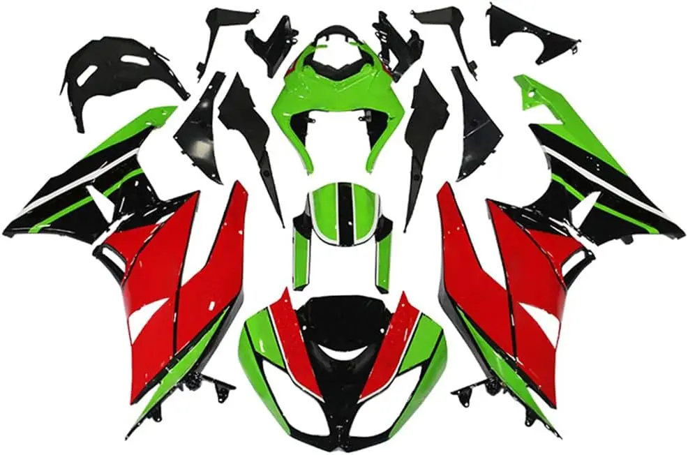 

ABS Fairings Kit for Kawasaki ZX6R 636 2009 2010 2011 2012 09 10 11 12 Motorcycle Red Green Fairings Bodywork Body Frame Body Ki