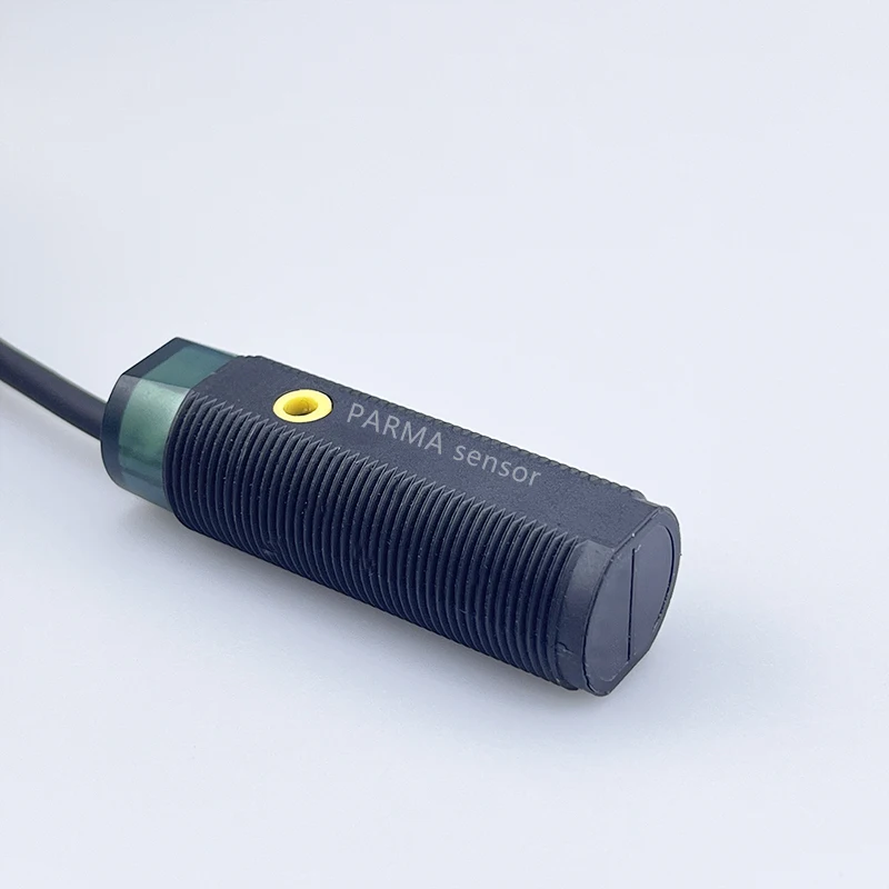 Sensor PARMA O durável interruptor fotoelétrico de reflexão difusa M18 substitui facilmente o E3FA-DN12 DC 3 fios GS18