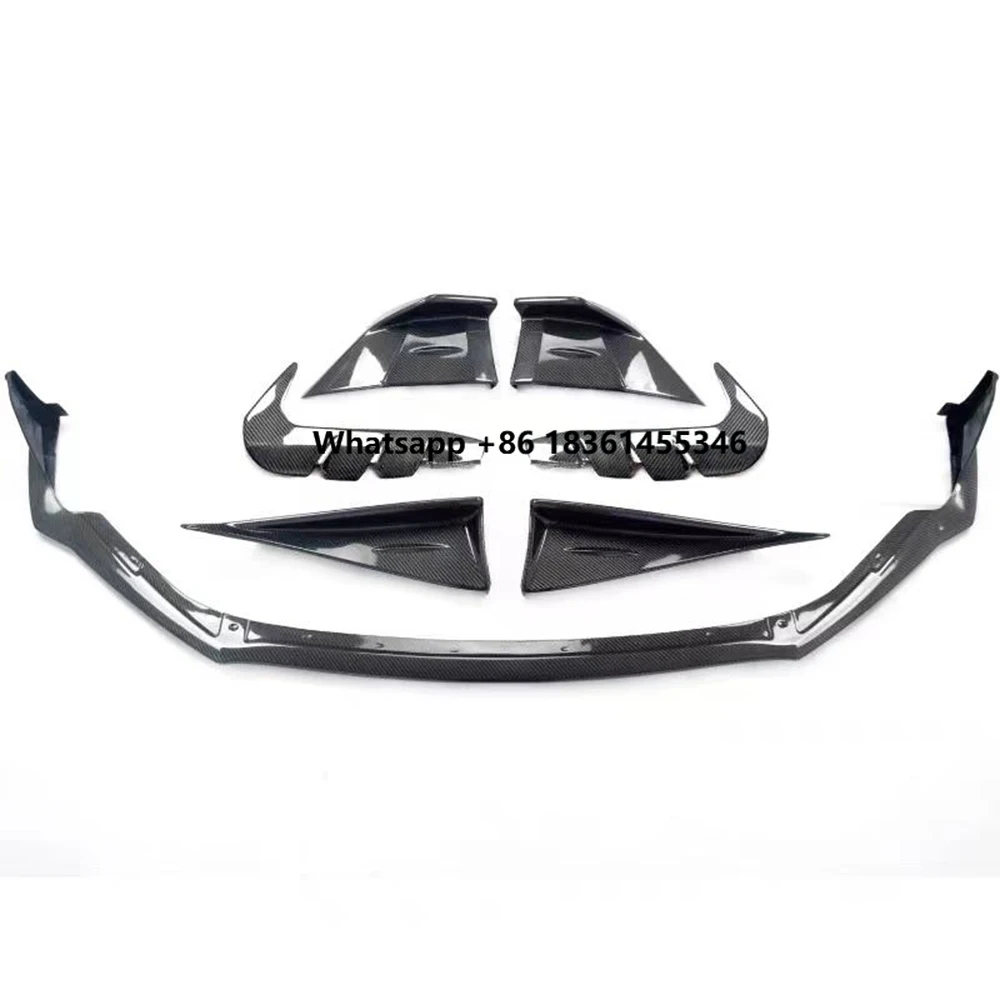 

For Wrx Sti Brz Gr86 2013-2022 Carbon Fiber Front Lip Side Skirt Rear Diffuser Spoiler Wing Bonnet Hood Body Kit Fits