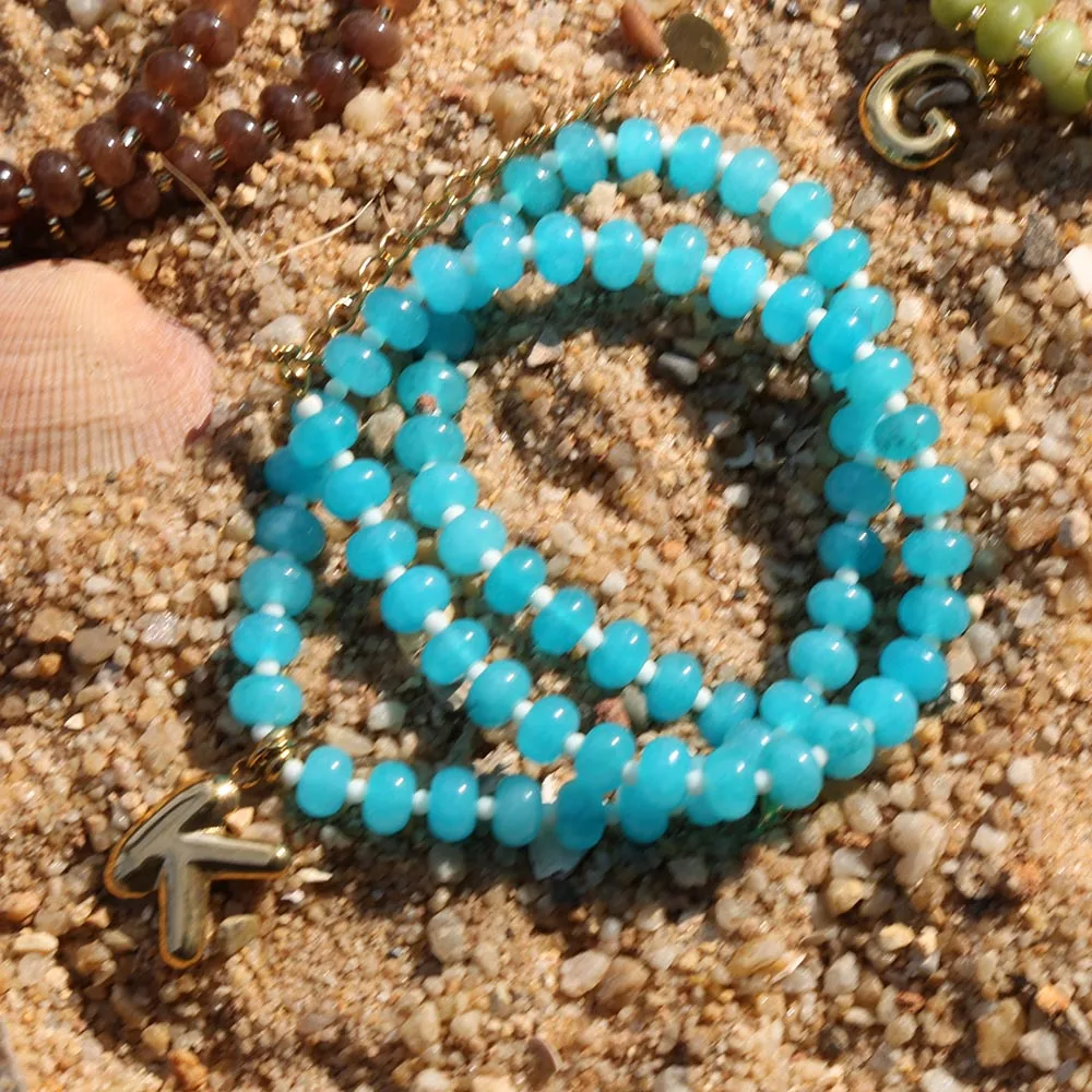 2026 Böhmische klassische, beliebte Farbvarianten, personalisierte, individuell gestaltete, perlengetrennte, handgefertigte Choker-Halskette als Geschenk – Detail 4