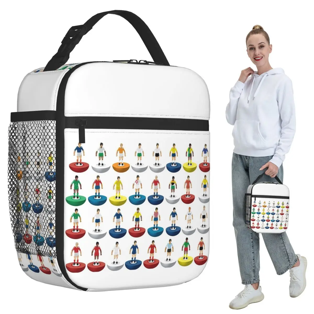 

Термосумка для обедов World Subbuteo Players для детей, школьная термосумка-холодильник, портативный контейнер для еды