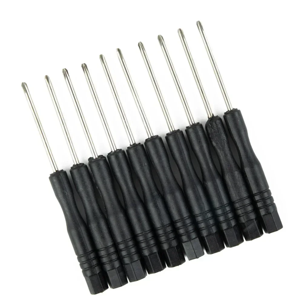 10pcs Precision Screwdriver Set Slotted Cross Screwdrivers 2mm Cutter Head For Smartphone Tablet Repairing Disassemble Tools