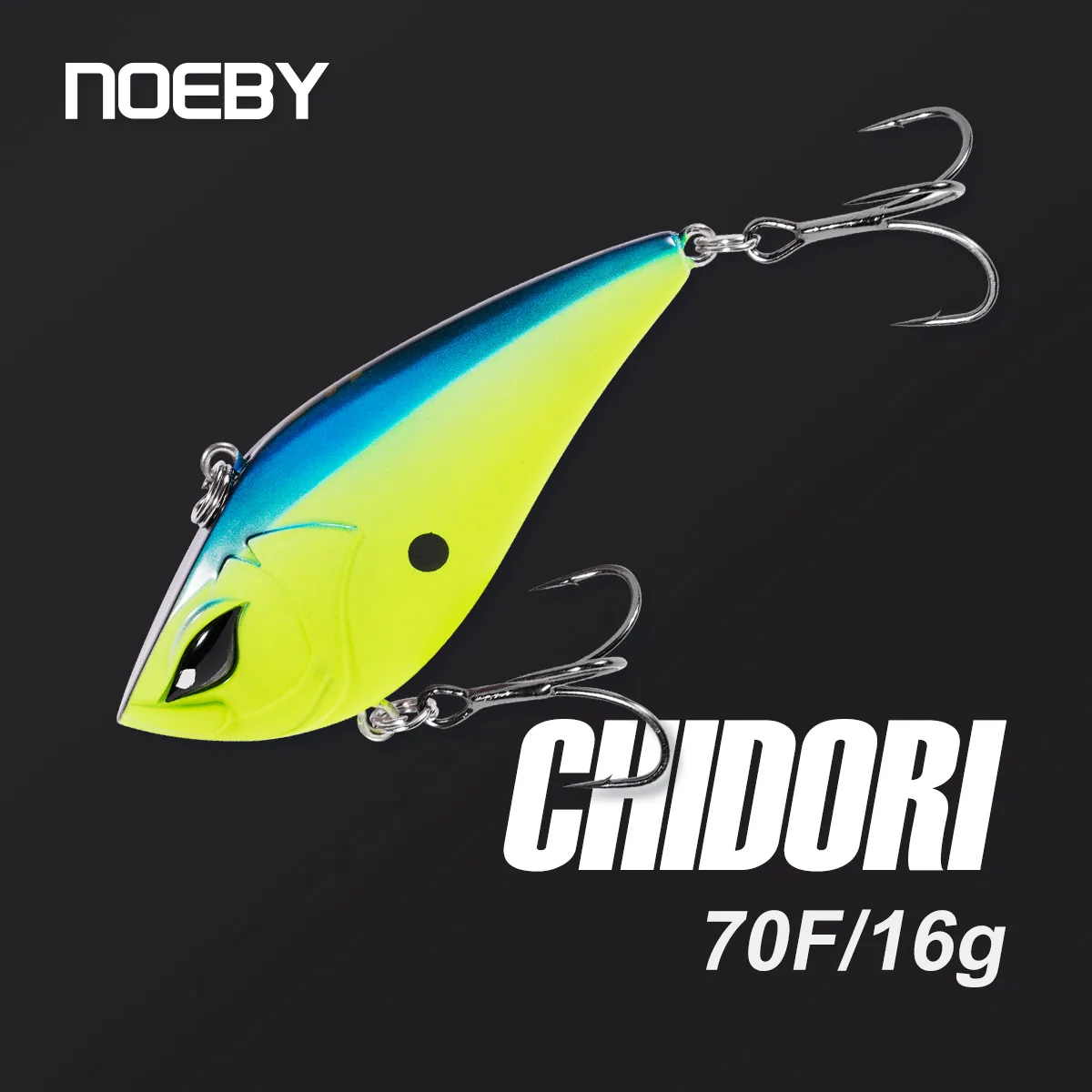NOEBY 7cm 17.3g Lipless Crankbait Fishing Lure Sinking Rattling Vibration Wobbler Artificial Hard Bait for Perch Fishing Lure