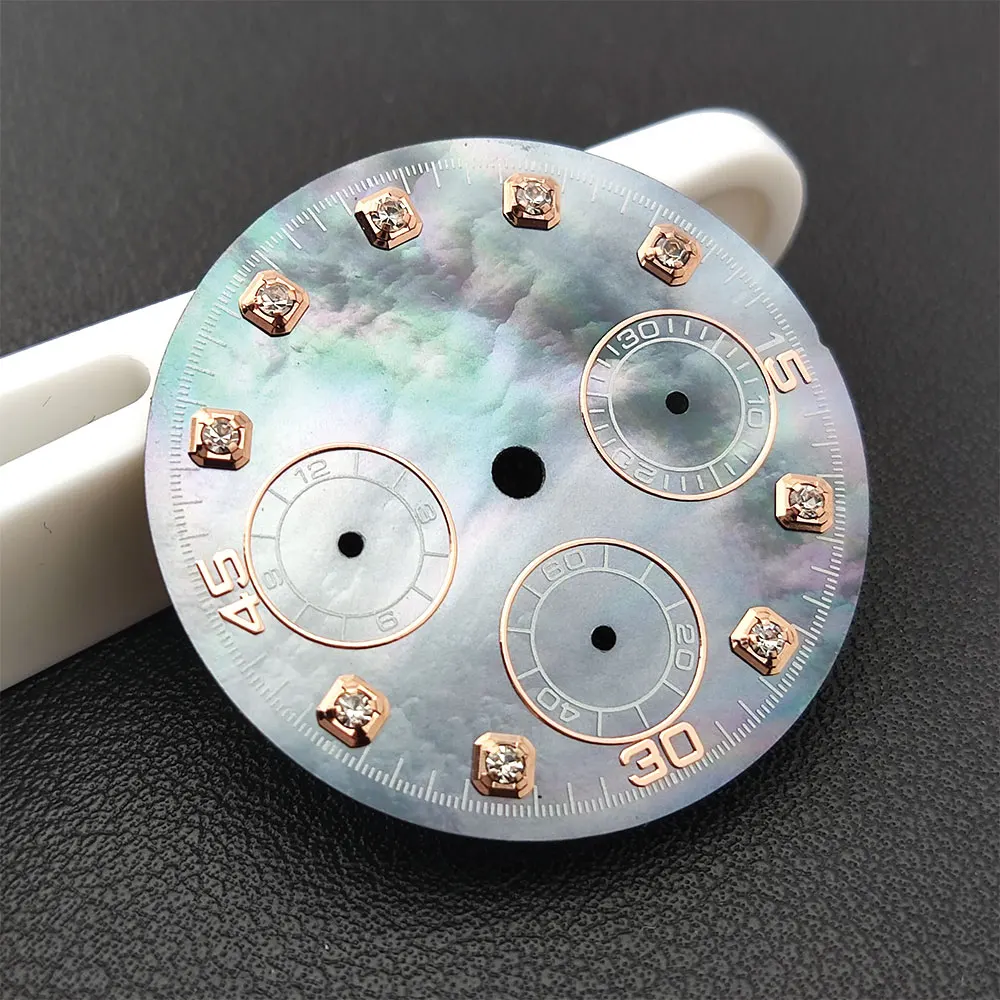 New series, Quartz VK63 Sport dial, 29.5 mm, VK63 dial, modified multi-function sync, pearl case, watch accessories