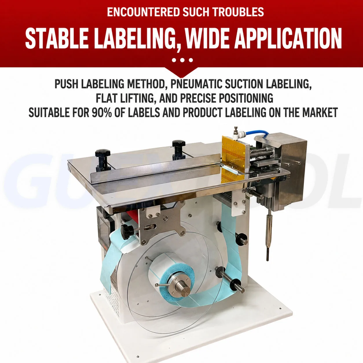 Height-adjustable Automatic Corner Sealing Machine Label Automatic Bonding Machine Packaging Carton Right Angle Labeling Machine