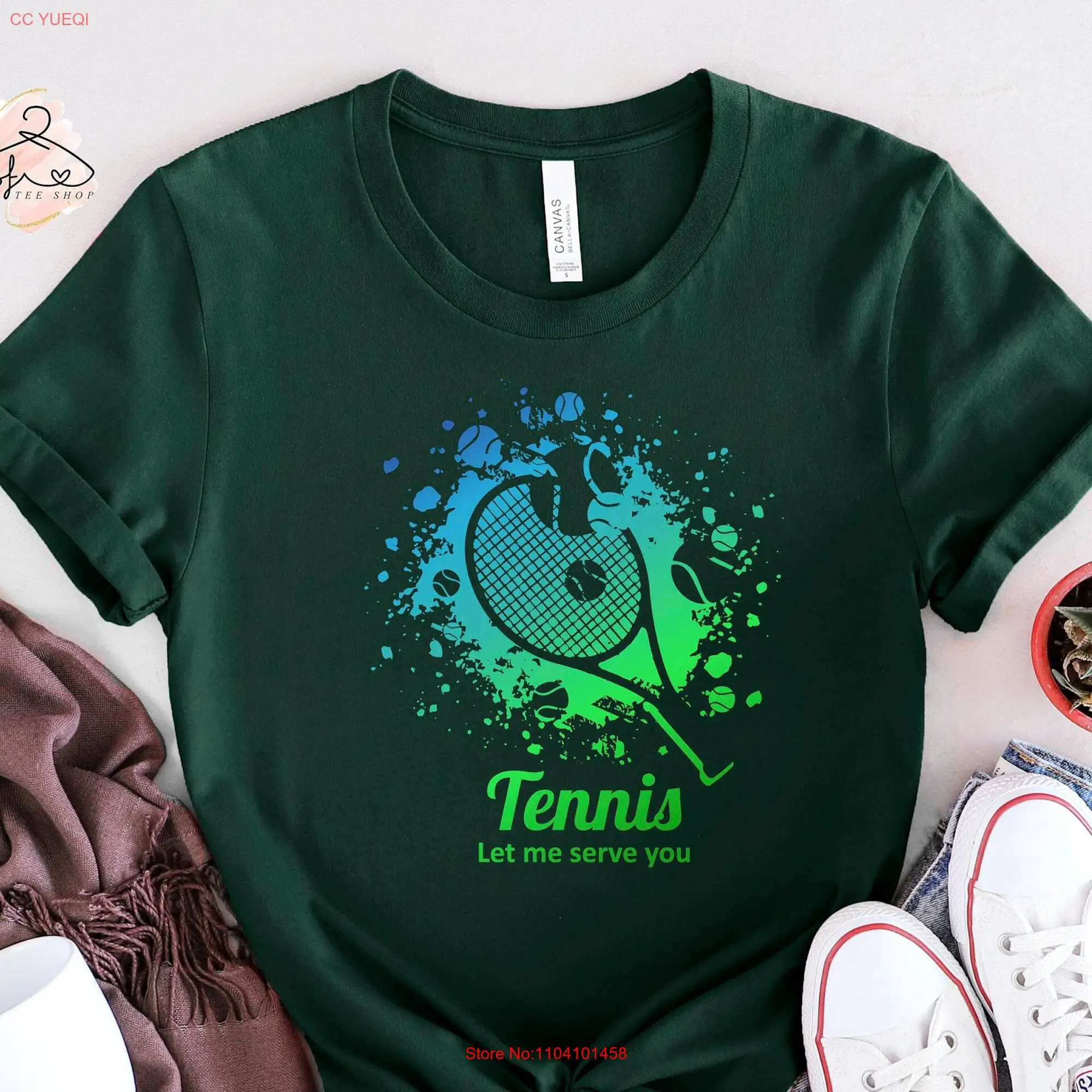 Tennis T Shirt Player Game Day Funny Lover long or short sleeves