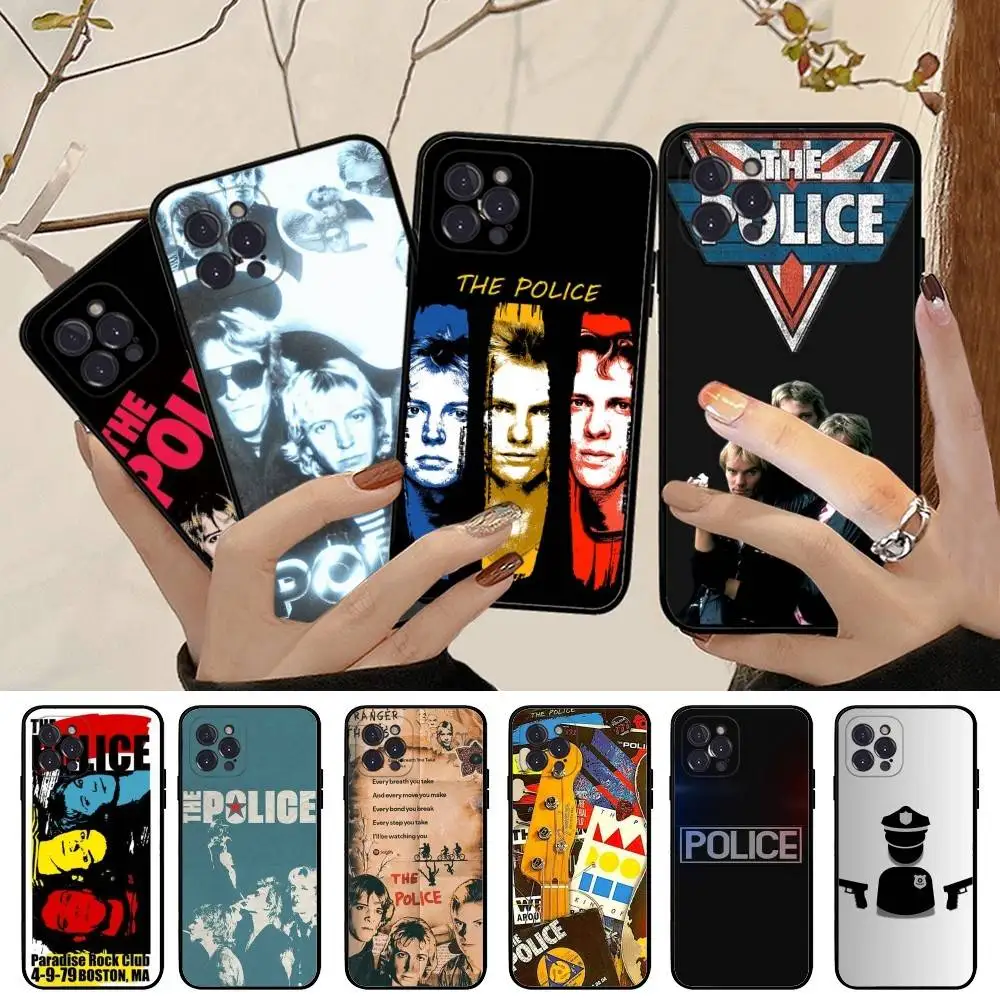 

Rock Band The Police Phone Case For IPhone 17 16 15 14 13 12 11 Pro Max Plus Mini Soft Black Cover