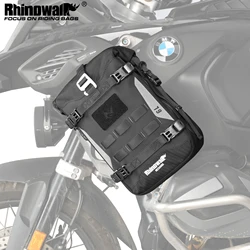 Rhinowalk Motorcycle Bumper Bag 6L Waterproof Frame Crash Bar Pack Outdoor Cycling Tool Placement Bag With Inner Support Board