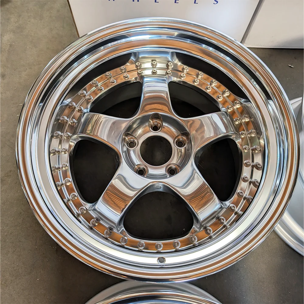 FOR Concave 3 Piece 2 Piece Deep Dish Forged  Wheels 18-20 21 22 24 Inch 5x114.3 5x112 5x120  Passenger Car Wheel for Audi BMW