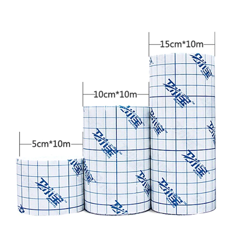 【HB】1Roll  PU Film Roll Wound Care Dressing Adhesive Bandage Transparent Waterproof Wound Dressing Polyurethane Fixation Tape