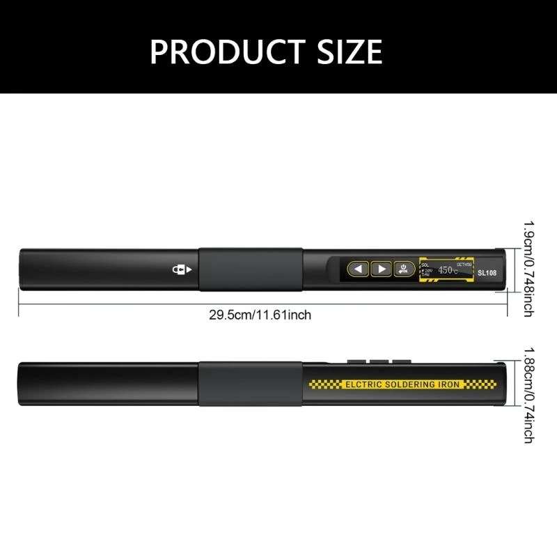 96 Вт регулируемой температурой паяль