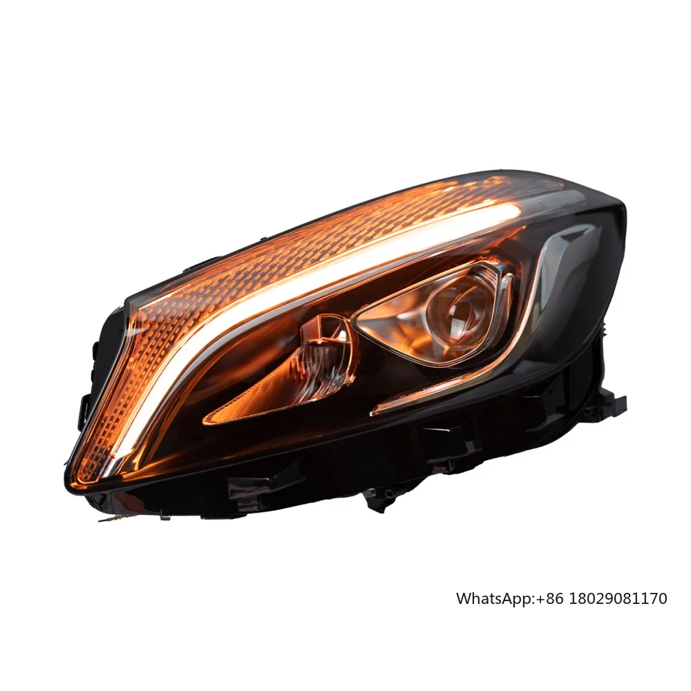 

Car Lights for Benz W176 Headlight Projector Lens A-Class A180 A200 A250 Head Lamp LED Headlights Drl Automotive Accessories