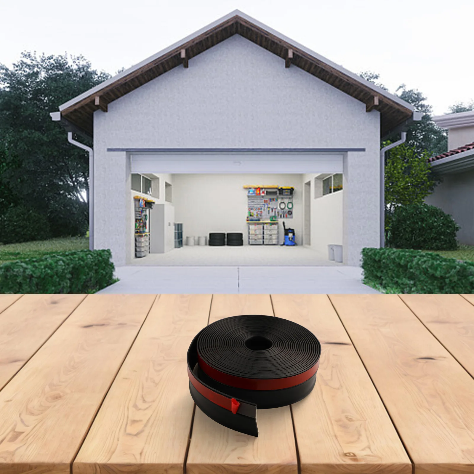 

For Home Insulation Insulation Seal Weatherproof Seal Strip Home Insulation Seal Strip High-Quality Rubber Versatile Use