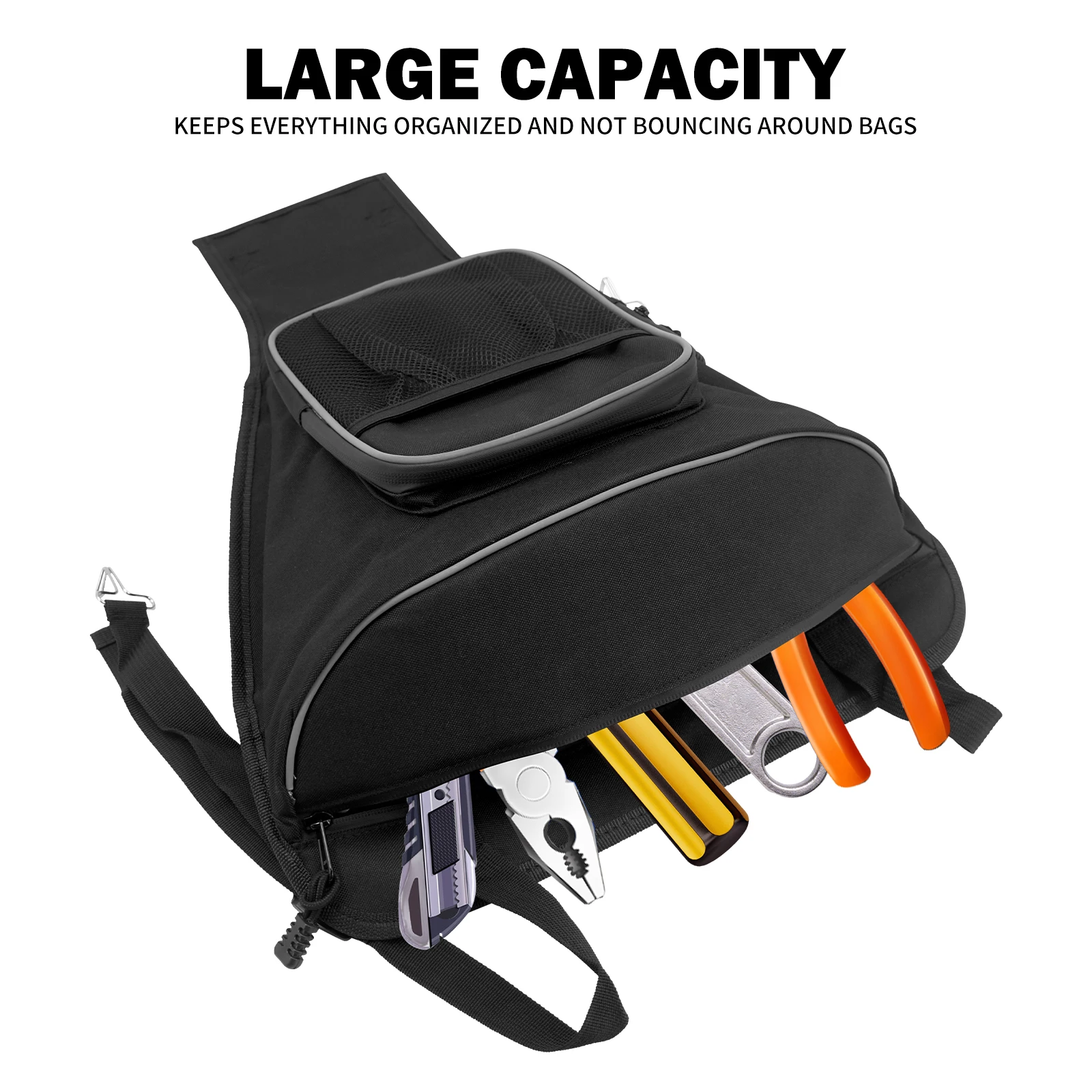 Moto Borse Impermeabili Cab Pack Holder Sedile Centrale Borsa di Immagazzinaggio Per UTV Per Polaris Ranger RZR 4 800 570 XP 4 900 XP 900