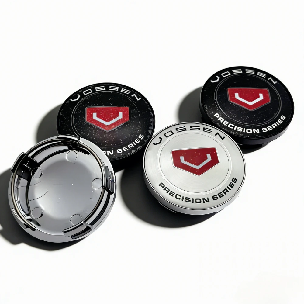 4 Uds Vossen Logo emblema insignia tapas centrales de rueda de coche O.D 58MM 54MM tapacubos de llanta tapacubos cubierta antipolvo reemplazar accesorios de coche