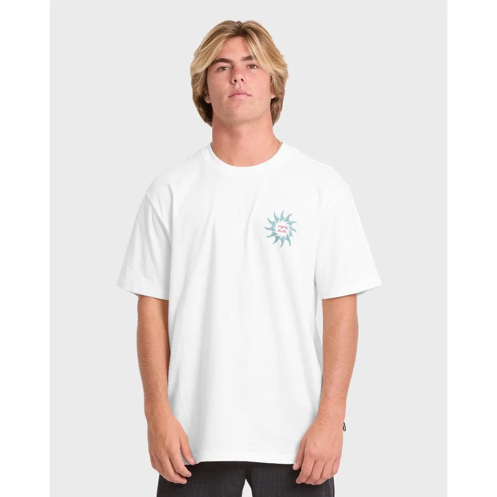 Billabong Rotation Premium Tee Best-seller T-shirt 100% Cotton Tee Casual Sports Breathable Short Sleeve